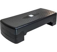 UTTAM Fitness Stepper for Home & Gym, Cardio, Weights, Yoga, Workout - Adjustable 2 Step Level Heights (10,15 cm) - Perfect Equipment Accessory Set for Fitness Routines (BLACK)