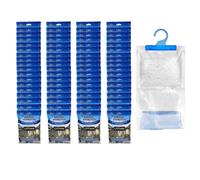 UTTAM Wardrobe Dehumidifier Hanging Bags Bulk Pack, Condensation, Dehumidifiers for Damp, Mould, Moisture Absorbers, Bedroom, Caravan, Bathroom, Basement, Office (210g Each) (Pack of 72)