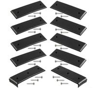 UTTASU 10 PCS Marine Trailer Slide Pads 3X10 Inch ABS Plastic Boat Bunk Glides For Unpainted Hulls Pontoon Jon Boats For Jet Ski Max 4000 Lbs