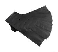 UTTASU 100 Pack Thick Nursery Grow Bags 17x25cm 17x30cm Black Plastic Planting Pots with Drain Holes for Vegetables Flowers Gardening Greenhouse(17x30cm)