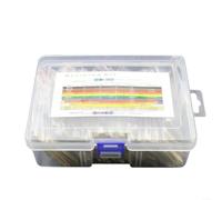 UTTASU 1460 Pcs Metal Film Resistor Kit 73 Values 1 Ohm To 1M Ohm 1% Tolerance 1/4W Assortment Set With Storage Box For Arduino DIY Electronics Repair