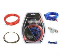 UTTASU 1500W Car Audio Wiring Kit 8GA for amplifier Power Cable Set with 60A Fuse Holder & for rca Interconnect for Subwoofer Speaker Installation