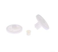 UTTASU 3PCS Robot Vacuum Side Brush Gear Box Drive Parts - Accurate Plastic Cogs for Efficient Cleaning - Easy Install Replacement Components White