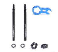 UTTASU 45mm/80mm Bicycle Tire Extension Tools with Multi Function Wrench for Quick Inflation (80mm)