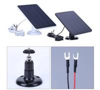 UTTASU 4W Solar Panel Charger for Ring Video Doorbell 2nd Gen, 3/3 Plus, 4 with Adjustable Bracket, 3M Cable