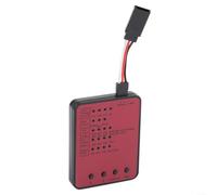UTTASU Brushless ESC Programming Card with LED Display - Multi-ESC Compatible Tuning Tool for RC Cars Boats Planes - Adjustable Voltage Brake Reverse Settings(Red)