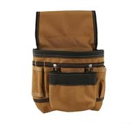 UTTASU Carpenters Tool Belt 1200D Oxford Cloth Waterproof Multifunctional Detachable Electrician Tool Pouches Hammer Loop DIY Enthusiast Organizer(B)