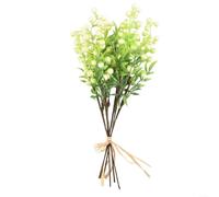 UTTASU Christmas Berry Stems 6 Pack Artificial Red Berries 35cm Lifelike Foam Branches New Year Xmas Tree Wreath Garland Table Centerpiece Home Party Decor(white)