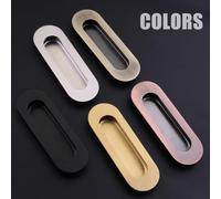 UTTASU Concealed Handle for Sliding Doors, Crafted from Stainless Steel for Enhanced Durability and Style (Square Golden)