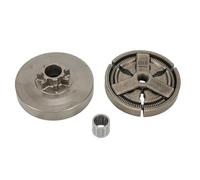 UTTASU Drive Wheel Clutch Drum Kit with Needle Bearing for 45cc 52cc 58cc Chains Compatible with Chinese Models 4500 5200 5800 9 mm Bore Replacement Part Set