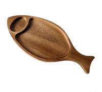 UTTASU Fish Shaped Serving Platter For Cheese Steak Desserts