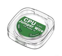 UTTASU FX-002S 0.02mm Silver Flying Wire for CPU for jumper - 100m Ultra-Thin High Conductivity Cable for Mobile Phone PCB Repair & Soldering