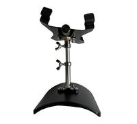 UTTASU Guitar Stand for Classical, Acoustic or Electric Guitar, Adjustable Height, Foldable Design, Sturdy Guitar Footrest for Practice and Performance, Black