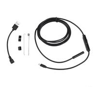 UTTASU Industrial Camera 7 mm IP67 for Android Mobile Phone USB Inspection Camera with 6 LED Lights 2 m Cable HD 480P
