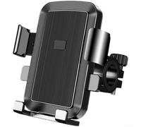 UTTASU Motorcycle Phone Mount 360° Rotatable Anti-Shake Handlebar Holder - One-Hand Quick Release for 4.7-7.1 Inch Smartphones - Secure Lock for Rough Terrains(A)