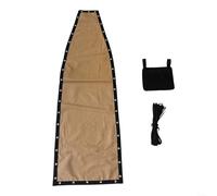 UTTASU Outdoor Hanging Swing Chair Replacement Seat Cover Outdoor Patio Furniture Cloth Base With Rope Side Bag Garden Lounger Khaki(1pc with pockets)
