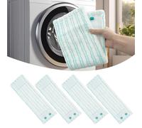 UTTASU Pack of 4 Replacement Microfibre Covers for Leifheit Profi XL & Cotton Plus Mop, Washable, Thick Cleaning Cloth for Hard Floors, Tiles & Laminate, 47 x 16 cm