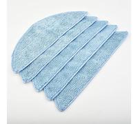 UTTASU Pack of 5 Washable Mop Pads Replacement for Ecovacs Deebot OZMO U2 and U2 Pro Robot Vacuum Cleaners, Soft Microfibre Cloths Strong Absorbent Floor Care