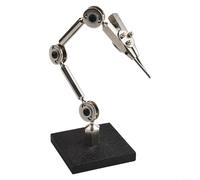 UTTASU Professional Helping Hands Soldering Station with Adjustable Metal Arms Third Hand Tool for Jewelry Making Electronics Crafts Maintenance with Heavy Duty Cast Iron Base