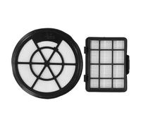 UTTASU Replacement Filter HG07375 for Silvercrest SBZBK 850 A1 Vacuum Cleaner, High Efficiency Plastic Filter Kit and Filter Paper for Optimal Suction Power and Pure Air, Easy Assembly, Black/White