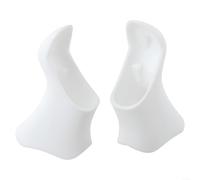 UTTASU Silicone Gear Shift Hoods For ST2300 ST3400 Weather Resistant Enhanced Non Slip Grip For Cyclists Outdoor Brake Lever Covers Ergonomic Comfort Low Profile Design Pair(White)