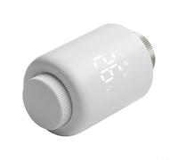 UTTASU Smart Thermostat Radiator Valve For ZigBee 3.0 Programmable TRV For Tuya App Remote Control Voice Auto Learning For Home Heating M30x1.5mm Thread White