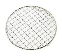 UTTASU Stainless Steel Cooling Rack 30-35cm, Heavy Duty Oven Baking Rack For Grilling, Drying, Cookies & Pizza, Round Wire Mesh Tray (Silver)(30.5cm)