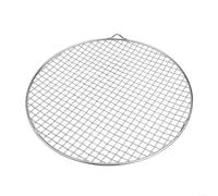 UTTASU Stainless Steel Cooling Rack 30-35cm, Heavy Duty Oven Baking Rack For Grilling, Drying, Cookies & Pizza, Round Wire Mesh Tray (Silver)(35cm)
