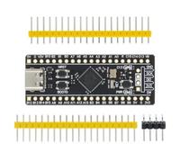 UTTASU STM32F401CCU6 STM32F411CEU6 Development Board 32-Bit ARM Cortex-M4 Core with 25MHz & 32.768kHz Quartz Oscillator Jumper Cap Design for MicroPython Learning and Prototyping Black