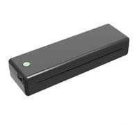 UTTASU Travel-Friendly Thermal Printer Wireless A4 Paper Support Portable Printing Solution High-Resolution Output Compact Lightweight Design(Black)