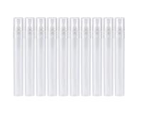UTURAL 10Pack Mini Portable Spray Fine Mist Pen Frosted Plastic Tube Empty Refillable Perfume Bottles Spray for Travel Makeup Container and Gift(10g/10ml)