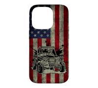 UTV American Flag - Off Road Side By Side ATV Case for iPhone 14 Pro