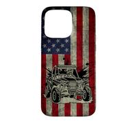 UTV American Flag - Off Road Side By Side ATV Case for iPhone 15 Pro Max