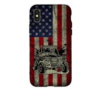 UTV American Flag - Off Road Side By Side ATV Case for iPhone X/XS