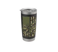 UTV American Flag - Off Road Side By Side ATV Patriot Stainless Steel Insulated Tumbler