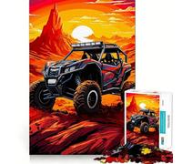 UTV ATV Off Road Adult Jigsaw Puzzles1000 Pieces Brain Game Gift High Precision Die Cut Relaxing Indoor Group Activity (38x26cm)