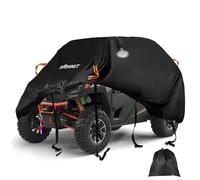UTV Cover Outdoor Waterproof,420D Heavy Duty Side By Side Cover with Nano Coating,2 Air Vents,4 windproof buckles,Utility Vehicle Covers for Polaris RZR Ranger 1000 Kawasaki Mule Yamaha Cfmoto Honda
