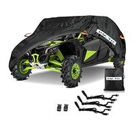 UTV Cover Waterproof, Heavy Duty Waterproof Ranger Cover Sun Rain Dust Proof Outdoor Storage All-Weather Protection UTV Cove Black 430 * 150 * 170 cm