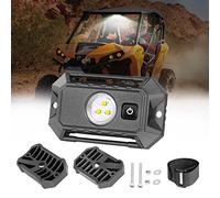 UTV LED Dome Light 12V with Switch, Rfroad Lighting Universal Roll Bar Mount LED White Light Interior Dome Light for UTV ATV Polaris RZR Can Am Car Golf Cart