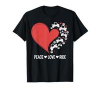 UTV Offroad Racing SxS Off-Roading Heart Side by Side UTV T-Shirt