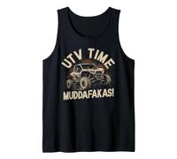 UTV Offroad SXS Funny Riding Four Wheeler Mudding Tank Top