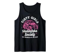 UTV Offroad SXS Girl Funny Riding Four Wheeler Mudding Tank Top