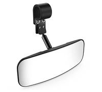 UTV Rear View Mirror, Center Convex Rearview Mirror for 1.75”-2” Roll Bar Cage Compatible with Polaris RZR Turbo, Kawasaki Mule, Teryx, Honda Pioneer, Can am Maverick X3