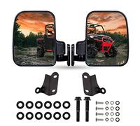 UTV Rear View Side Mirror Compatible with Polaris Ranger XP 1000, Ranger Crew XP 1000 2018 2019 2020 2021 2022 2023 2024 2025 (Fit For Factory Doors Installed)