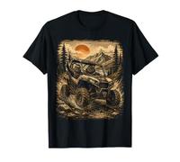 UTV Side by Side Off Road Adventure 4x4 Mountain Trail Art T-Shirt