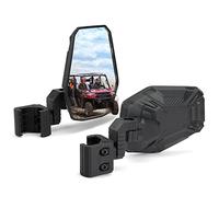 UTV Side Mirrors, KEMIMOTO UTV Rearview Mirrors Compatible with Pro-Fit Polaris Ranger General Can-Am Defender Maverick Trail,3-axis Rotation Breakaway Rear View Mirror