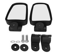UTV Side Rear View Mirrors 360° Rotation Adjustable Breakaway Design Heavy Duty Steel Clamp Compatible with XP 1000 14 16 1.75in Roll Cages