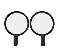 UTV Side Rearview Mirrors Round Black Aluminum Alloy Adjustable Replacement for 900 XP 1000 1.75in Clamps