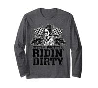 UTV SxS Sittin Pretty Off Road Girl Passenger Princess Long Sleeve T-Shirt