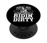 UTV SxS Sittin Pretty Off Road Girl Passenger Princess PopSockets Adhesive PopGrip